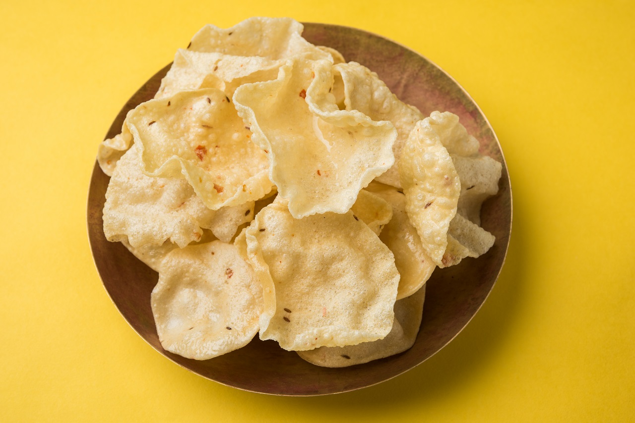 Zafran Papadum